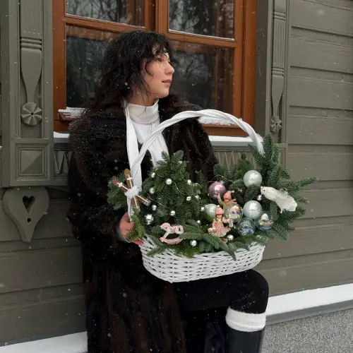 Новогодняя композиция "Сказочный лес"